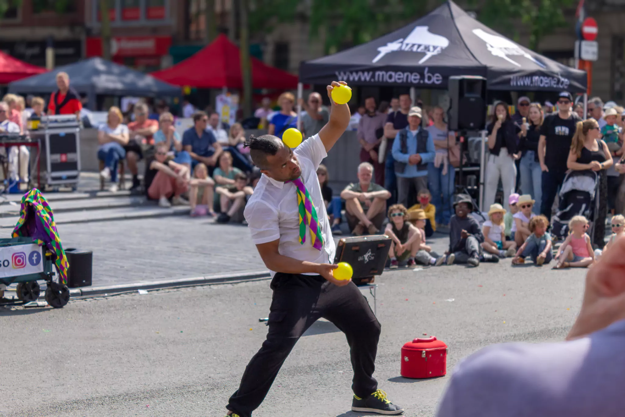 artiest die trucjes doet